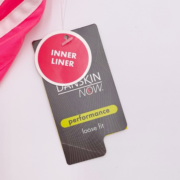 NEW Danskin Now Women's Performance Athletic Shorts w/ Liner Bright Pink Large - Picture 5 of 13